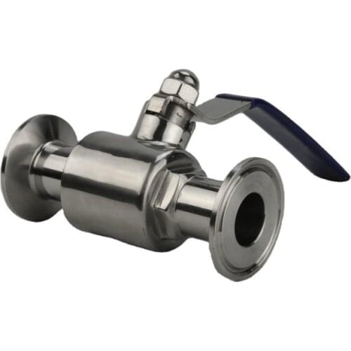Tri-Clamp Ball Valve Stainless Steel 304 PTFE Lined 1inch