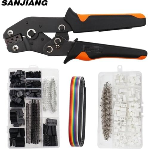SN-28B 460PCS1550PCS Crimper Tool kit Crimping Plier set XH2.54 SM plug spring clamp JST ZH1.5 2.0PH 2.5XH EH SM Servo Connector