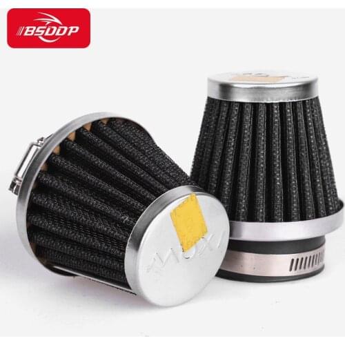 BSDDP Motorcycle Carburetor Air Filter Universal 35 39 42 46 48 50 52 54 60mm Mushroom Head Cleaner Intake Pipe Modified Scooter