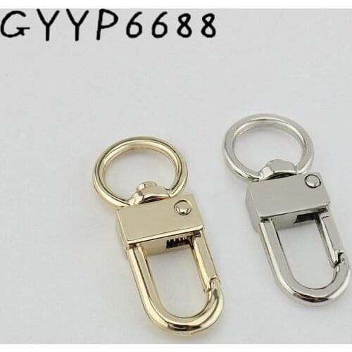 12mm 10pcs 3 colors Luggage hardware snap hook metal buckle metal lock buckle female bag shoulder strap buckle Bags, accessories