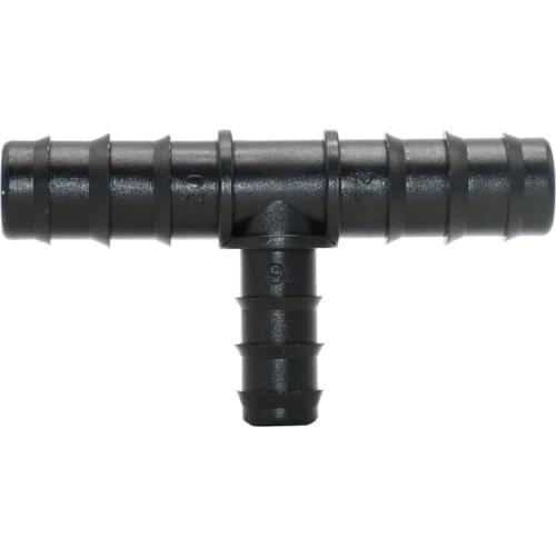3/4" to 1/2" Garden hose reducing tee water splitter 3-way 20 to 16mm hose tee barb connector 3pcs