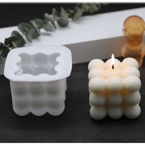 3d Square Ball Cube Mousse Handmade Soap Silicone Mold DIY Soap Silicone Mold Plaster Candle Mold Ice Mold Cake Dec