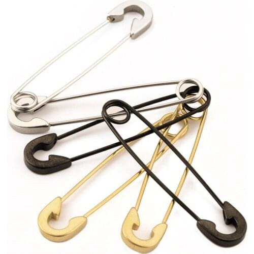 5 Colors Paperclip Pin Ear Studs Creative Punk Unique Safety Unisex Push-back Jewelry Accessories Anniversary Gift