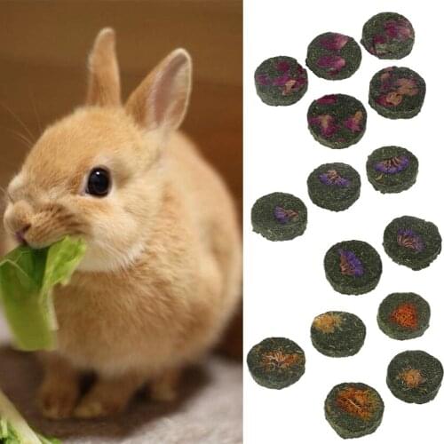 5pcs Small Pets Teeth Grinding Cake Cookie Hamster Rabbit Chinchilla Chew Toy