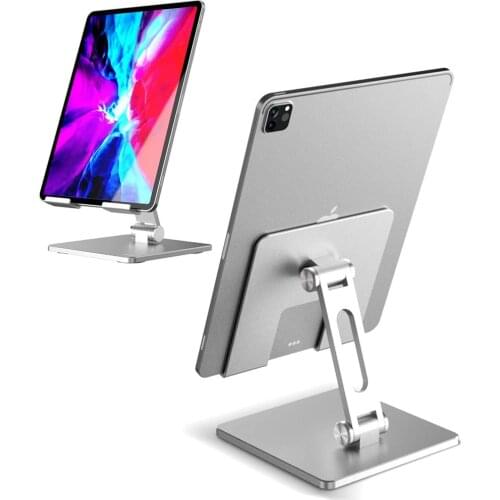 Aluminum Tablet Stand Desk Foldable Holder Dock For iPad Pro 12.9 11 10.2 9.7 Air 4 Air4 Mini Kindle Samsung Support Accessories