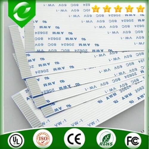 Free Shipping AWM 20624 80C 60V VW-1 1.0mm 30pin 150mm length type A Electronic Flexible Flat FFC Ribbon Cable 5pcs/lot
