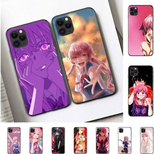 Yinuoda Mirai Nikki Future Diary Gasai Yuno Phone Case for iPhone 8 7 6 6S Plus X 5S SE 2020 XR 11 12 mini pro XS MAX