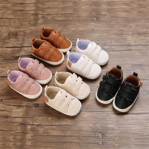 Childrens Casual Shoes Toddler Kids Baby Boys Girls Solid Non-Slip First Walking Shoes First Sneaker Solid Lace Up Sneaker