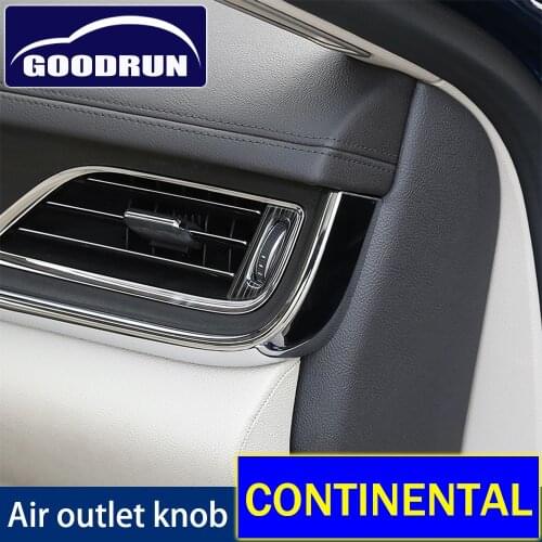 For Lincoln CONTINENTAL Interior Auto Accessories Car Dashboard Decoration Air Vent Outlet Knob Frame Cover Trim