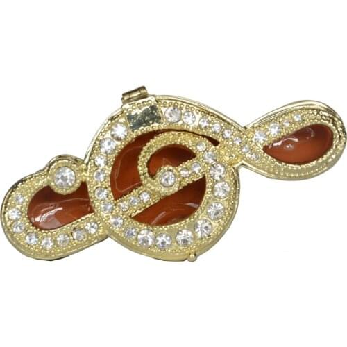 Musical Note Trinket Box Ring Holder Jewelry Container Mini Gift Box Creative Gifts