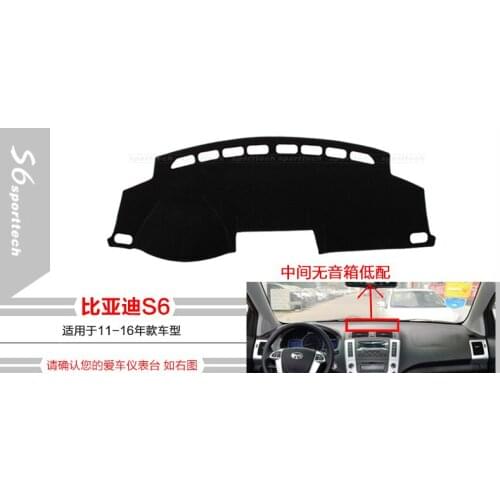 BYD s6 car dashboard cover Protected from light mat car table pad sun-shading protection visor pad Free shipping