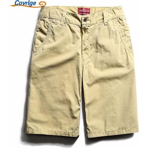 Covrlge 2017 Summer Men Shorts Cotton Breathable Mens Short Pants Fashion Plus Size Boardshorts Brand-clothing Male MKD015