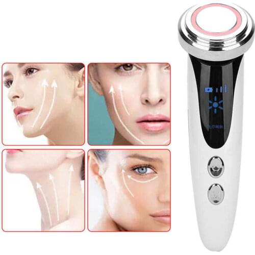Face Massager Skin Rejuvenation Radio Mesotherapy LED Facial Lifting Beauty Vibration Wrinkle Removal Anti Aging Radio Frequency