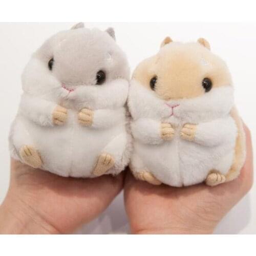Cute Hamster KeyChains For Women Girls Lovely Toy Charm Key Ring Cartoon Animal Plush Purse Key Chain Fashion Sleutelhanger