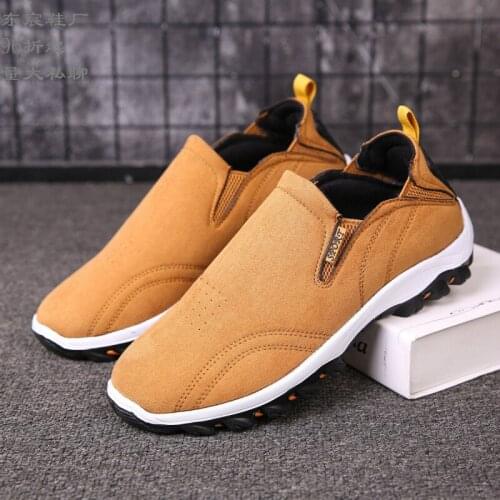 Men Shoes Spring Casual Shoes Slide on Loafers Comfortable Light Vulcanized Shoes Outdoor Running Walking Sneakers Hiking Shoe