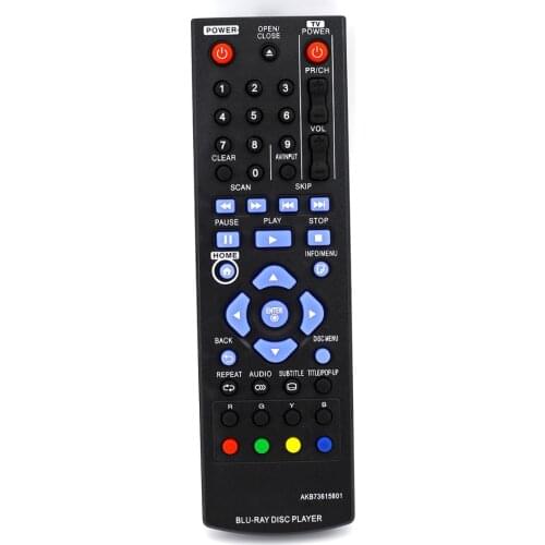 New remote control Suitable for lg Blu-ray DVD player controller AKB73615801 BD660 BD560 BD550 BD670 BD570 620