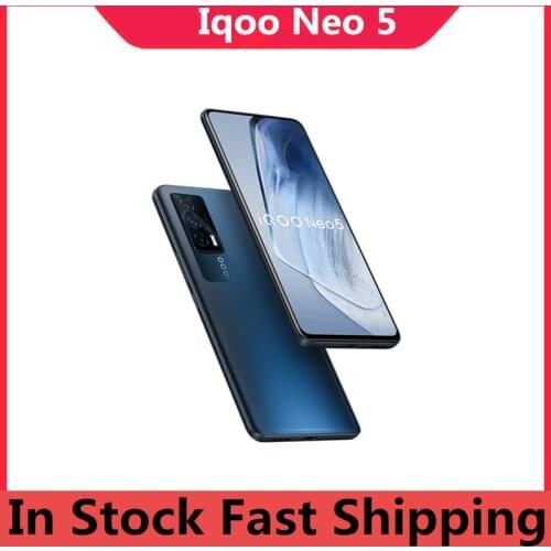 Official Vivo Iqoo Neo 5 5G Mobile Phone 6.62" OLED 120HZ Screen Fingerprint Face ID 48.0MP 4 Cameras 66W Charger Snapdragon 870