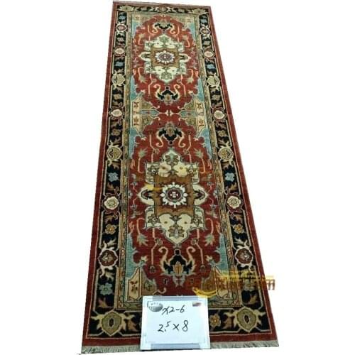 Original single export Turkish handmade carpets OUSHAK Ozarks pure wool carpet X2-6 2.5x8gc47zieyg28