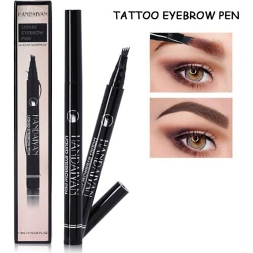 Eyebrow Pen Stylo Brows Wenkbrauw Enhancers Potlood Kredka Do Brwi Pomade Sourcil Lápiz Tinte De Cejas Ojos Permania Maquillage