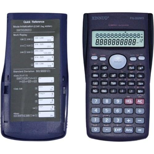 CIGNA Fn-350ms Statistical Calculator Multi-function Trigonometric Function Computer Student Exam Auxiliary Learning Office