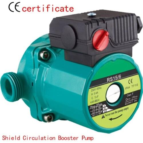 CE Approved shield circulating booster pump RS15-6, solar system, pressurized with industrial machine, air condition, warm water