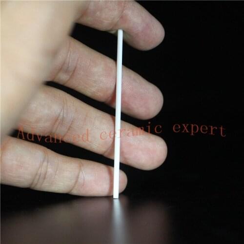 High Thermal Zirconia Ceramic Rod D1.5*60mm/Round Solid Ceramic Needle/ZrO2 Ceramic Shaft/Wear-Resistant Bar