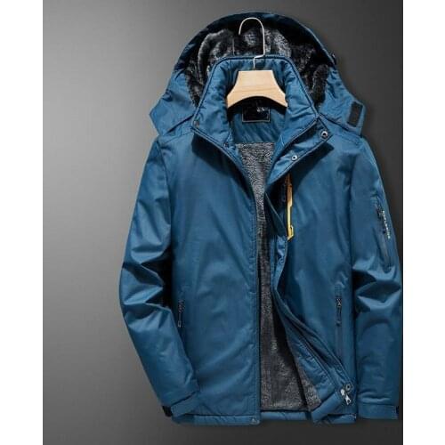 Winter Hooded Snowboarding Jacket Lovers Windbreaker Coat Sportswear Mens Windproof Fleece Warm Snowboard Ski Jackets Large Size