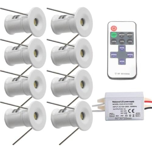 1W Mini Lighting 12V + Triac Dimming Driver Adapter Led Downlight CE TUV ETL Home Decoration Furniture Lamp