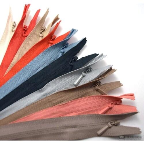 20pcs/lot YKK Invisible Zipper for Sewing 3# 60cm Cloth Tape Bag Hip Skirt Wedding Dress Pillow Cushion