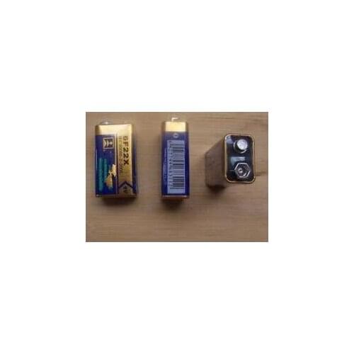 Free ship 5pcs/lot 6F22 9v heavy duty battery carbon zinc primary battery