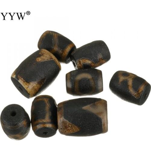 YYW 1 Pcc Natural Tibetan Agates Onyx Dzi Beads Special Surprise Gift Jewelry Making DIY Necklace Bracelet Tibetan Dzi Beads