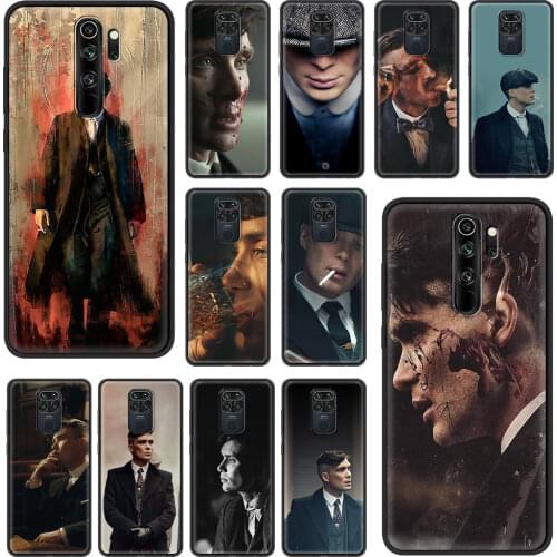 For Xiaomi Redmi Note 9S 9 Pro Case Soft Phone Cover 8 8T 10 7 9C 9A 9T 8A K40 Shockproof 6 6A Funda Peaky Blinders Cool Men Sac