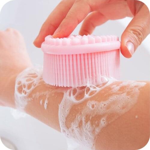 Decompression Antistress Skin Massage Fidget Toys Baby Soft Silicone Bath Brush Children Old man Spiky Sensory Theraphy Toy