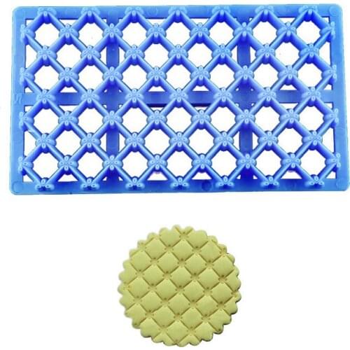 Biscuits Mold Plastic Fondant Cake Mold Sugar Skin Printing Mould Baking Tools Fondant Cake Decorating Tools for Kitchen Baking