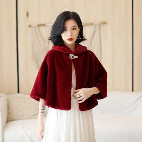 Ladybeauty Wedding Fur Capes
