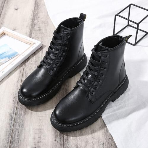 Summer New Mens Martin Boots In Casual and Breathable All-match Men Black Boots Korean Version of The British Style