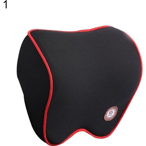HOT SALES!!! 3D Memory Foam Automobile Car Neck Waist Pillow Cushion Lumbar Support Headrest