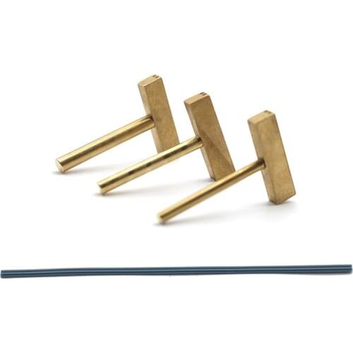 30W / 40W / 60W Copper T Soldering Iron Tips With Free Hot Press For LCD Screen Flex Cable Repair