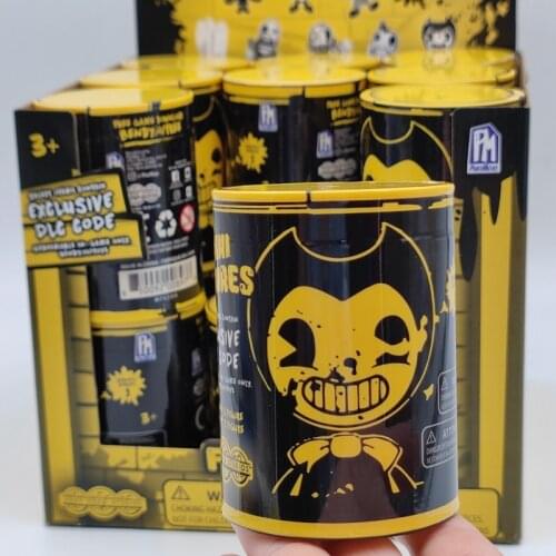 Horror Game Bendy Ink Machine Mini Figures Series 1 Bacon Soup Can Blind with DLC Gift