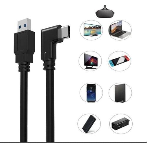 5.5 mm Link Cable For Oculus Quest 2 Type C Link Cable 5M USB 3.2 Cable Data Line Steam VR Cable