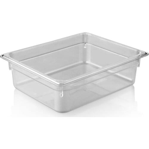 Modern Plastport Unbreakable Transparent Gastronome Bathtub GN 1/2-100 kitchen Tub cocina kitchen accessories utensílios de cozinha