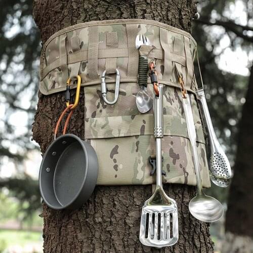 Tactical Hanging Bag for Suspension Tree Camping Tool Storage Pouch 600D Nylon High Quality Camo Hunting Bag