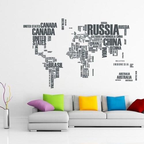 Tilki Dünyası Black Wall Stickers