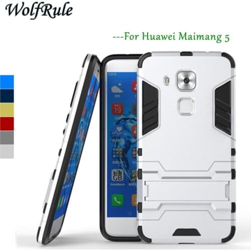 WolfRule Anti-knock Case Huawei Nova Plus Cover Funda 5.5'' Soft Silicone + Plastic Case For Huawei Nova Plus Case / Maimang 5