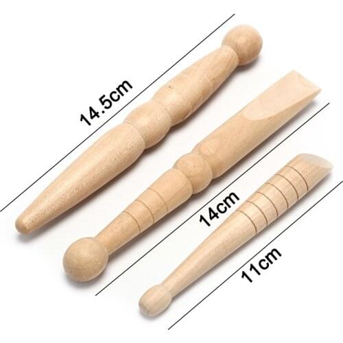 1/3PCS new Original Wooden Stick Relieve Muscle Soreness Relaxing Tool Foot Body Reflexology Massager Foot Body Massage