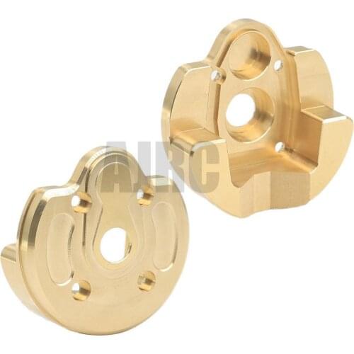 2PCS Portal Steering Knuckle Heavy Brass Cup for RC Crawler Axial SCX10 III AXI03007 & Capra 1.9 UTB AXI03004 Upgrade Part