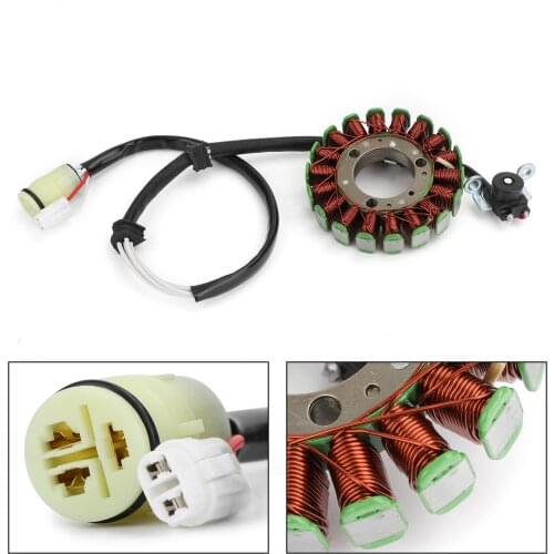 Areyourshop For Yamaha YFM250R YFM250 Raptor 250 2008-2013 4D3-81410-00 Motorcycle Magneto Generator Engine Stator Coil