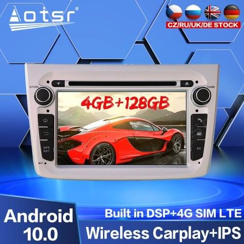 4GB 128GB Car Multimedia Player For Alfa Romeo Android DVD Player Screen GPS Navigation Radio Tape Recorder Carplay