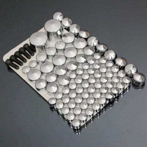 Chrome Toppers Bolt Cap ABS Kit for 2007-2013 Harley Davidson Softail Twin Cam