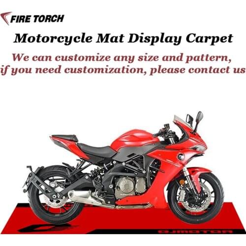 Motorcycle Mat Display Carpet Suitable For Yamaha Honda KTM Kawasaki Ducati Suzuki Benelli Customizable size pattern